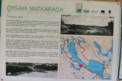 Orsava-matkarada-kaart